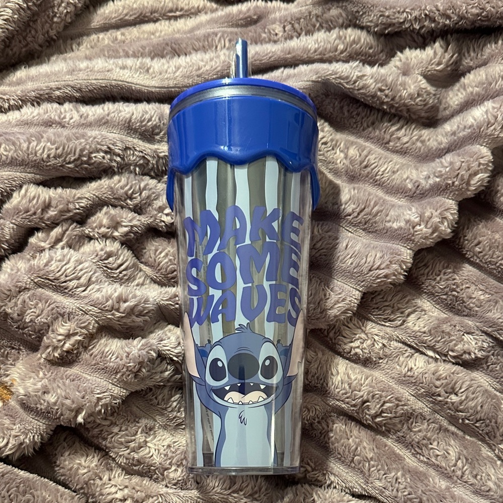 Disney Stitch Blue and Gray Tumbler
